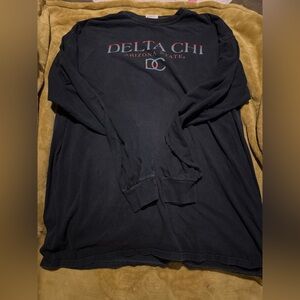 Delta Chi Blue Long Sleeve Tee